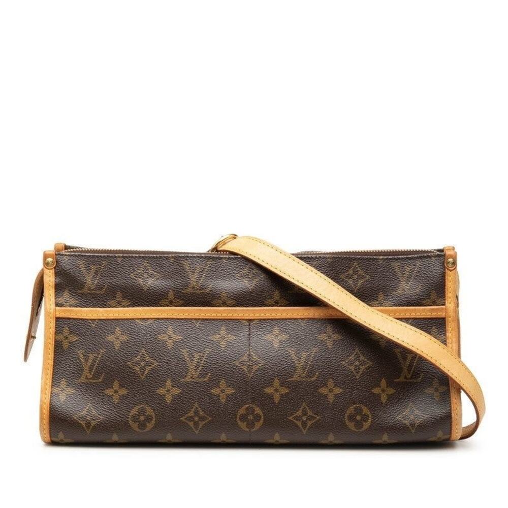 Louis Vuitton Monogram Popincourt Long Shoulder Bag Brown